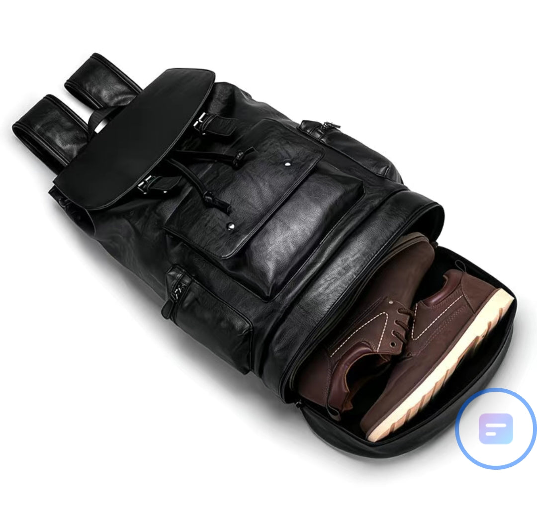SAC A DOS VERITABLE CUIR 3